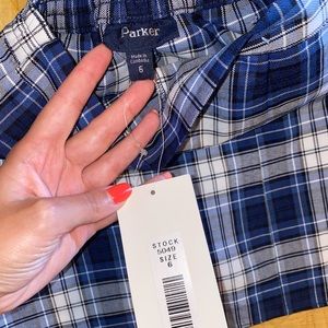 Parker Skirts - School girl- shades of blue plaid pleated skirt. Parker Skirts - School girl- shades of blue plaid pleated skirt.